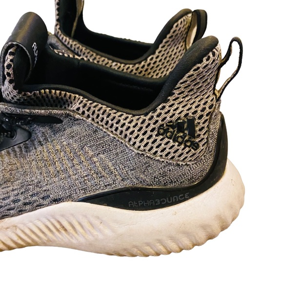 Adidas Alpha3ounce Gray Tennis Shoes - Picture 4 of 7